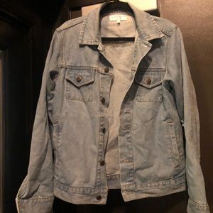 American Apparel oversized jean jacket